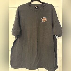 Harley-Davidson Black Tee with Logo Mens 2XL Pensacola Fl. 2018